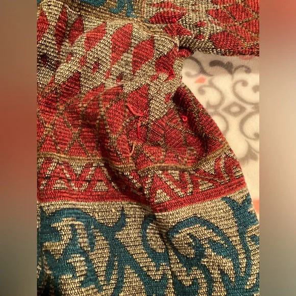 Womens vintage jacket Aztec design. - Picture 4 of 6